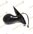 Espejo Retrovisor Citroen C2 Del 2003 Al 2007 Con Mando electrico negro Derecho