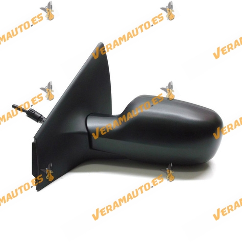 Espejo Retrovisor Renault Megane del 2002 al 2008 con mando mecanico negro izquierdo