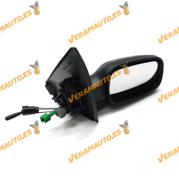 Rear view Mirror Renault Megane from 2002 to 2008 with Mechanical Control Black and Right Sensor/Sounding Line