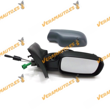 Rear view Mirror Renault Megane from 2002 to 2008 with Mechanical Control Printed and Sensor/Sounding Line Right