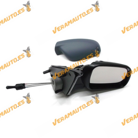 Espejo Retrovisor Citroen Xsara Del 2002 al 2005 Con Mando Mecanico Imprimado Derecho