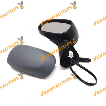 Espejo Retrovisor Renault Modus Del 2004 Al 2007 Con Mando Electrico Termico Imprimado Piloto Izquierdo