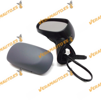 Rear view Mirror Renault Modus from 2004 to 2007 with Electric Control Thermic Printed Pilot Light Left