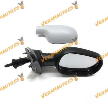 Rear view Mirror Renault Megane from 1996 to 2002 with Mechanical Control Printed Right