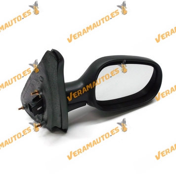 Rear view Mirror Renault Megane from 1996 to 2002 with Electric Control Thermic Black Right