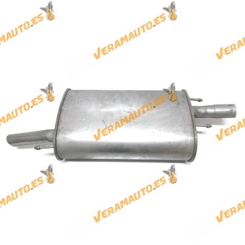 Rear silencer Ford Fiesta 1.4 16V from 1995 to 1999 | 1388cc 90hp Catalysed | 42mm bore | OE 1015801