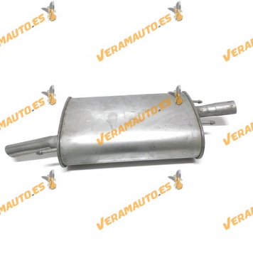 Rear silencer Ford Fiesta 1.4 16V from 1995 to 1999 | 1388cc 90hp Catalysed | 42mm bore | OE 1015801