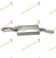 Rear Silencer Volkswagen Golf II 1.8 from 1984 to 1991 | 88 - 90 - 112 HP | OE 191253609A | 191253609AB | 191253609G