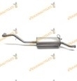 Rear Exhaust silencer Renault R 19 from 1988 onwards | 1.2 and 1.4 Chamade | Engine Type C16 and C1J | OE 7700787217