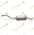 Rear Exhaust silencer Renault R 19 from 1988 onwards | 1.2 and 1.4 Chamade | Engine Type C16 and C1J | OE 7700787217
