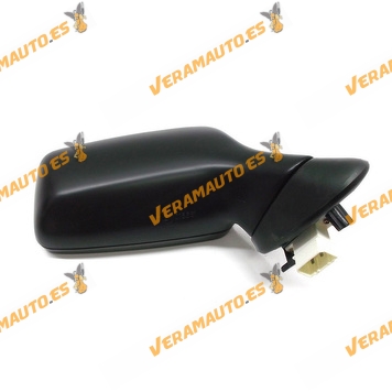 Espejo Retrovisor Audi 80 De 1987 Al 1994 Con Mando Electrico Termico Derecho Negro