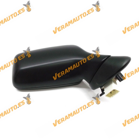 Espejo Retrovisor Audi 80 De 1987 Al 1994 Con Mando Electrico Termico Derecho Negro
