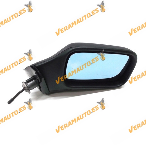 Espejo Retrovisor Alfa 33 De 1990 a 1995 Con Mando Mecanico Negro Derecho