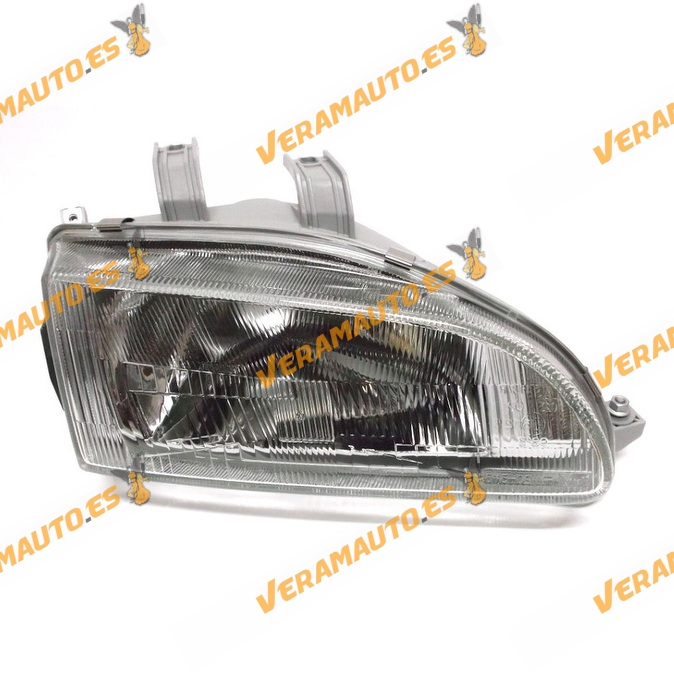 Faro Honda Civic Del 1992 Al 1995 Lampara H4 Optica Delantera Derecha 3 Y 4 Puertas