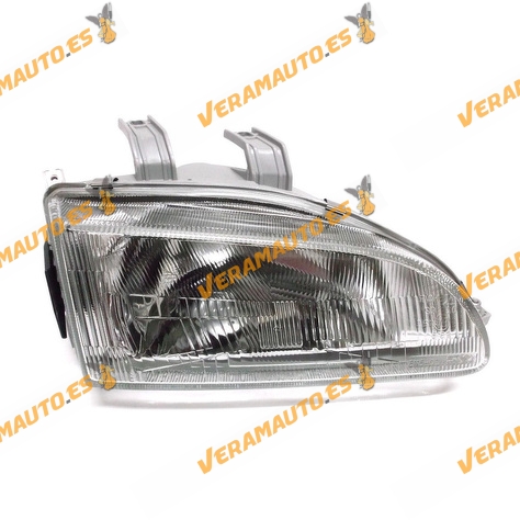 Faro Honda Civic Del 1992 Al 1995 Lampara H4 Optica Delantera Derecha 3 Y 4 Puertas