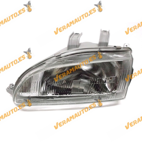 Faro Honda Civic Del 1992 Al 1995 Lampara H4 Optica Delantera Izquierda 3 Y 4 Puertas