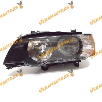 Faro Bmw X5 Serie E53 Del 2000 Al 2003 Lamparas H7 Y Hb3 Delantero Izquierdo piloto Blanco