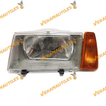 Faro Lada Samara Lampara H4 Regulacion Manual Con Piloto Delantero Izquierdo