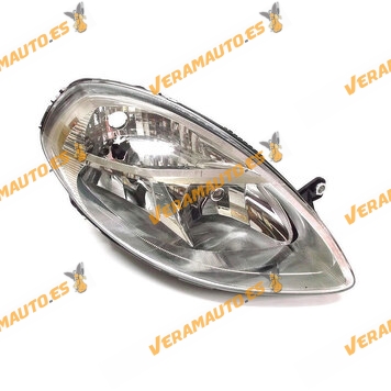 Faro Lancia Y Ypsilon 2003 Al 2006 Lamparas H7 Y H3 Regulacion Electrica Delantero Derecho