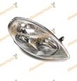 Faro Lancia Y Ypsilon 2003 Al 2006 Lamparas H7 Y H3 Regulacion Electrica Delantero Derecho