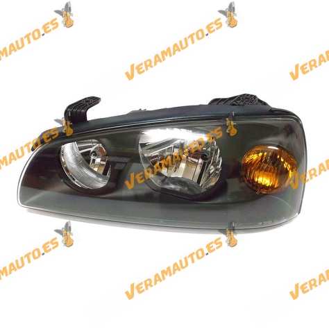 Faro Hyundai Elantra Lantra Del 2004 Al 2006 Lamparas H7 Y H1 Optica Delantera Izquierda Regulacion Electrica