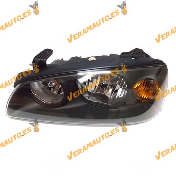 Faro Hyundai Elantra Lantra Del 2004 Al 2006 Lamparas H7 Y H1 Optica Delantera Izquierda Regulacion Electrica