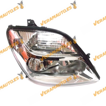 Faro Renault Scenic Del 1999 Al 2003 Lamparas H7 Y H1 Regulacion Electrica Delantero Derecho