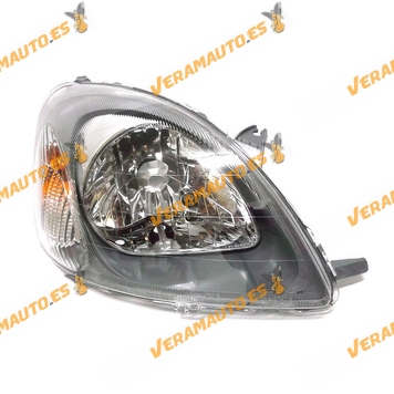 Faro Toyota Yaris Del 1999 Al 2003 Lampara H4 Regulacion Electrica Con Motor Delantero Derecho Similar a 8111052031