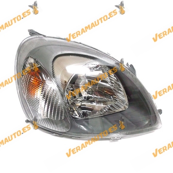 Faro Toyota Yaris Del 1999 Al 2003 Lampara H4 Regulacion Electrica Con Motor Delantero Derecho Similar a 8111052031