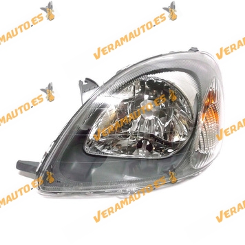 Faro Toyota Yaris Del 1999 Al 2003 Lampara H4 Regulacion Electrica Con Motor Delantero Izquierdo Similar a 8115052031