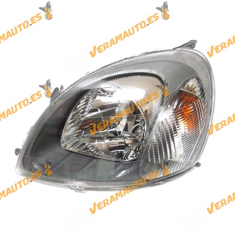 Faro Toyota Yaris Del 1999 Al 2003 Lampara H4 Regulacion Electrica Con Motor Delantero Izquierdo Similar a 8115052031