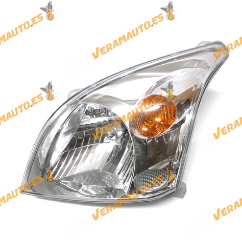 Faro Toyota Land Cruiser FJ120 Del 2003 Al 2008 Lampara H4 Regulacion Electrica Delantero Izquierdo Similar A 811706A061