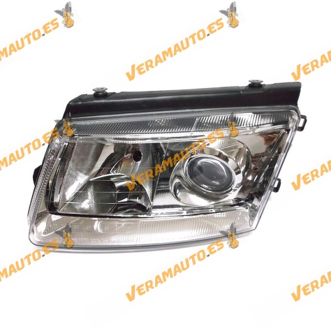 Faro Volkswagen Passat Del 1996 Al 2000 Lamparas H7 Y H7 Regulacion Electrica Optica Delantera Izquierda Con Lupa