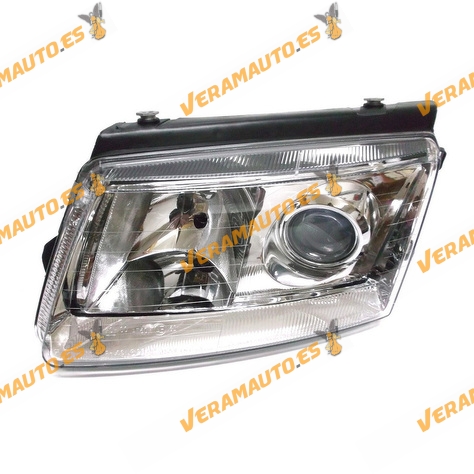 Faro Volkswagen Passat Del 1996 Al 2000 Lamparas H7 Y H7 Regulacion Electrica Optica Delantera Izquierda Con Lupa