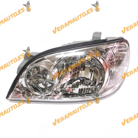 Faro Kia Carnival De 2001 Al 2006 Lamparas H7 Y H7 Regulacion Electrica Optica Delantera Izquierda