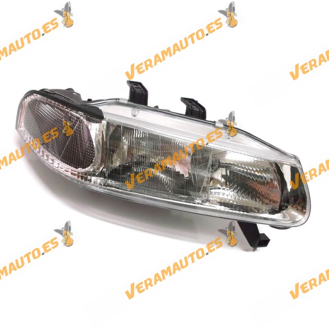 Faro Rover 400 Del 1995 Al 2000 Lamparas H1 Y H7 Regulacion Electrica Optica Delantera Derecha