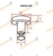 Bearing for Angular or Semicircular Partition | diameter 22mm