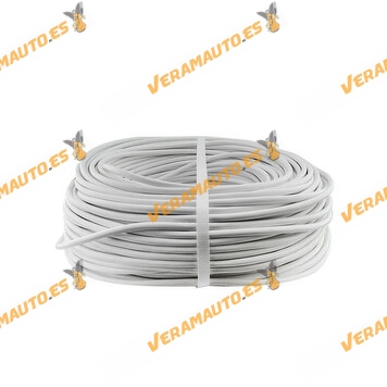 Cable Manguera Electrica Flexible 3x1 Blanca | Fase - Neutro - Tierra | Por Metros
