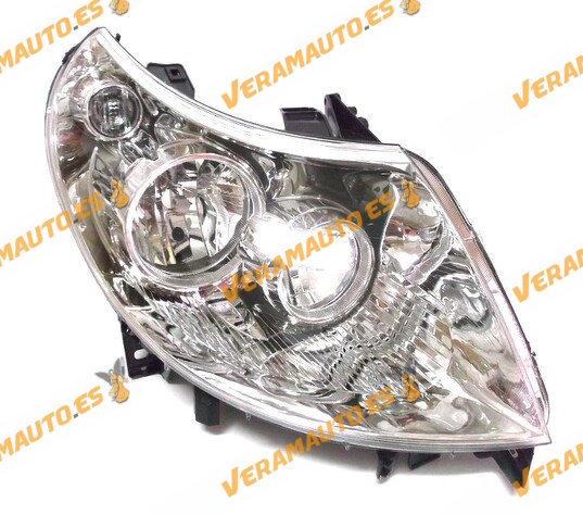 Faro Fiat Ducato 2006 En Adelante Opticas H7 - H1 Electrico Con Motor Delantero Derecho