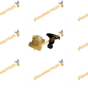 Set 10 Bumper Fixing Clips | Bumper Mouldings | Various Nissan and Infiniti models | OEM 638489E000 | 638469E000