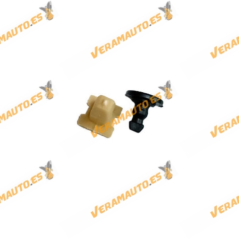 Set 10 Bumper Fixing Clips | Bumper Mouldings | Various Nissan and Infiniti models | OEM 638489E000 | 638469E000
