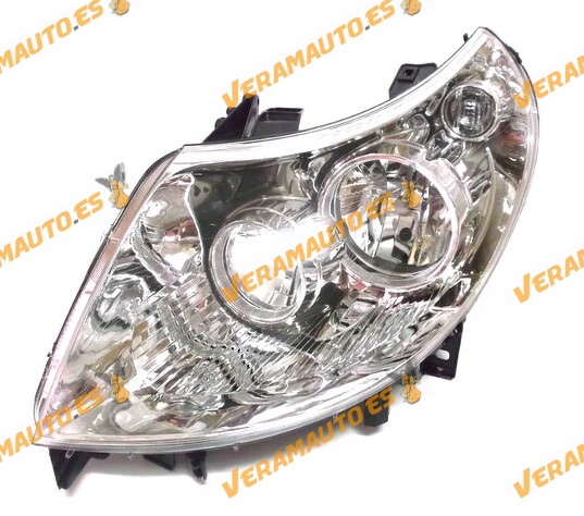 Faro Fiat Ducato 2006 En Adelante Opticas H7 - H1 Electrico Con Motor Delantero Izquierdo