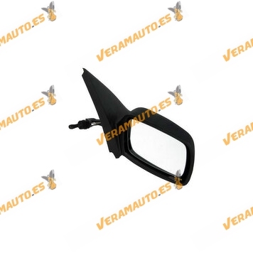 Rear View Mirror Ford Fiesta from 1994 to 1996 With Right Mechanical Control | OEM Similar to 1042429