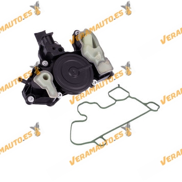 Decantador | Separador Aceite Grupo VAG Motores 1.8 y 2.0 TFSi | Válvula PCV Ventilación Cárter | OEM Similar a 06K103495R