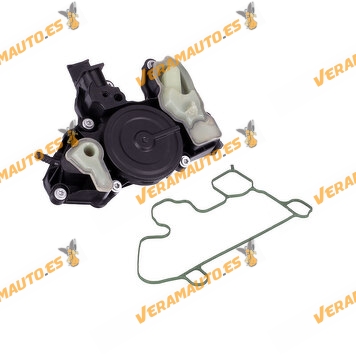 Decanter | Oil Separator VAG Group 1.8 and 2.0 TFSi Engines | PCV Crankcase Ventilation Valve | OEM Similar to 06K103495R