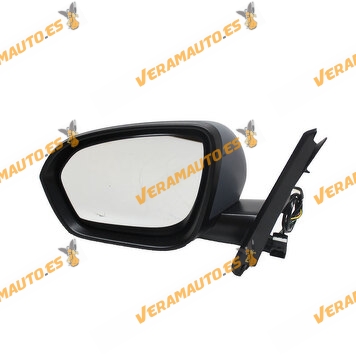 Rear View Mirror Dacia Duster from 2017 to 2022 Left Electric Primed | 12 Holes 5 Pins OEM 963023958R