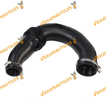 Flexible Air Filter Intake Hose | Renault Dacia 1.5 Dci | With Clamps | OEM Similar to 8200143788
