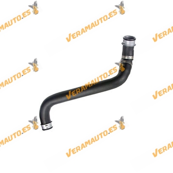 Radiator Sleeve Mercedes E W211 2.5 | 3.0 | 3.5 V6 | from Engine to Radiator | With quick couplings | OEM 2115014782