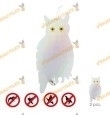 Bird Scarer Owl | Reflective to Hang with 2 Bells | 2 units