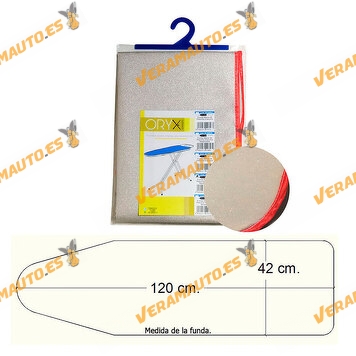 Funda Mesa Plancha Espuma Metalizada | Medida 120 x 42 cm